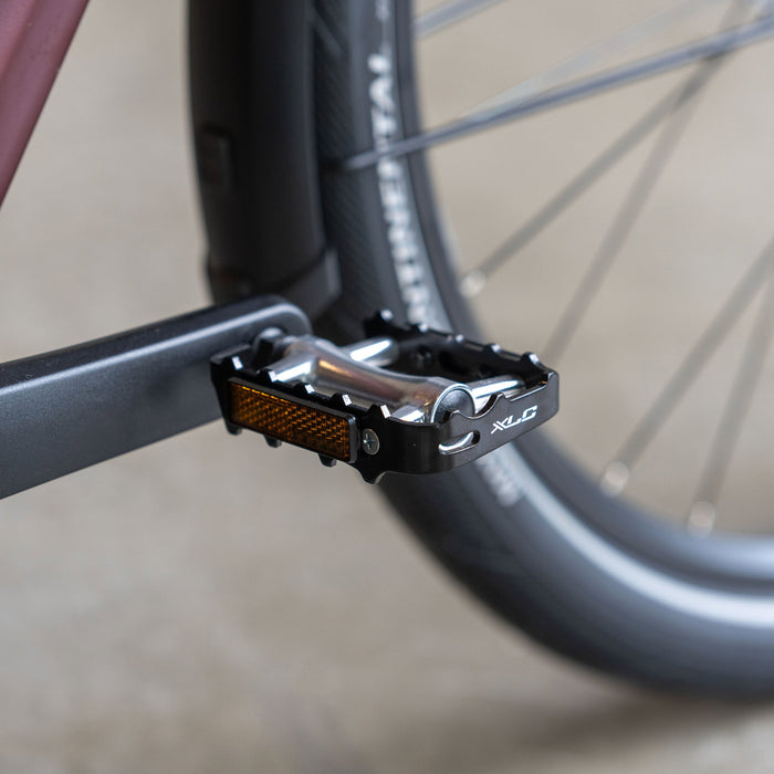 XLC MTB/ATB Pedal PD-M04 Alukäfig/-körper, schwarz/silber